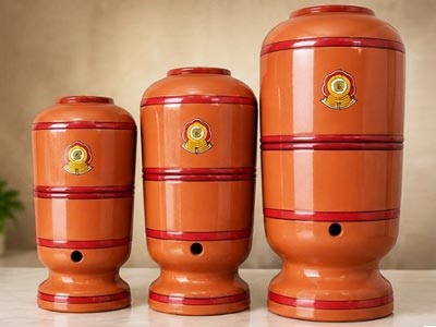 Filtros de barro Filtros de barro de diferentes tamanhos