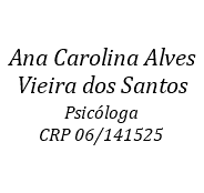 Psicóloga Ana Carolina Alves