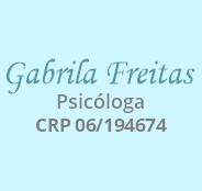 Psicóloga Gabriela Freitas